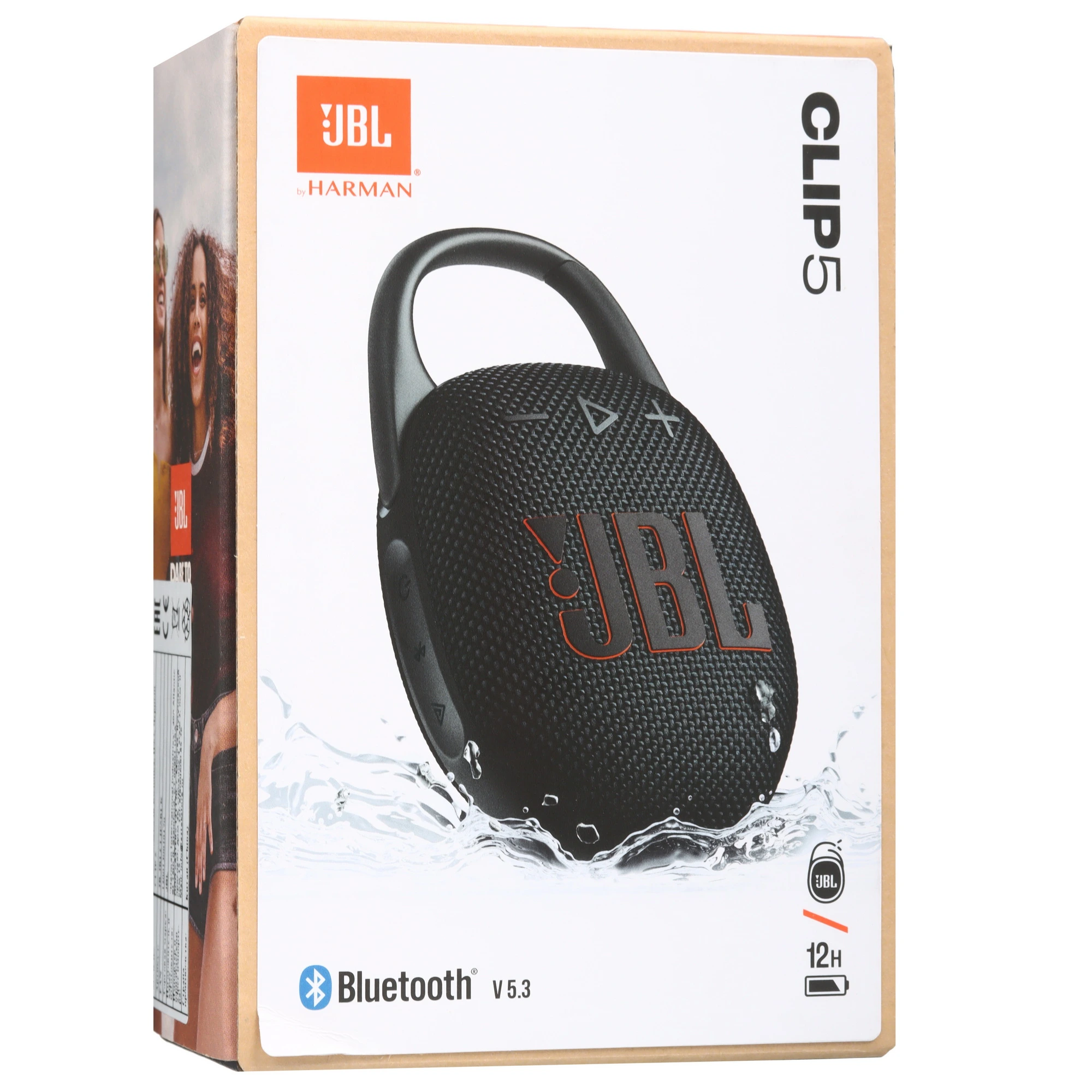 Портативная колонка JBL CLIP 5 черная