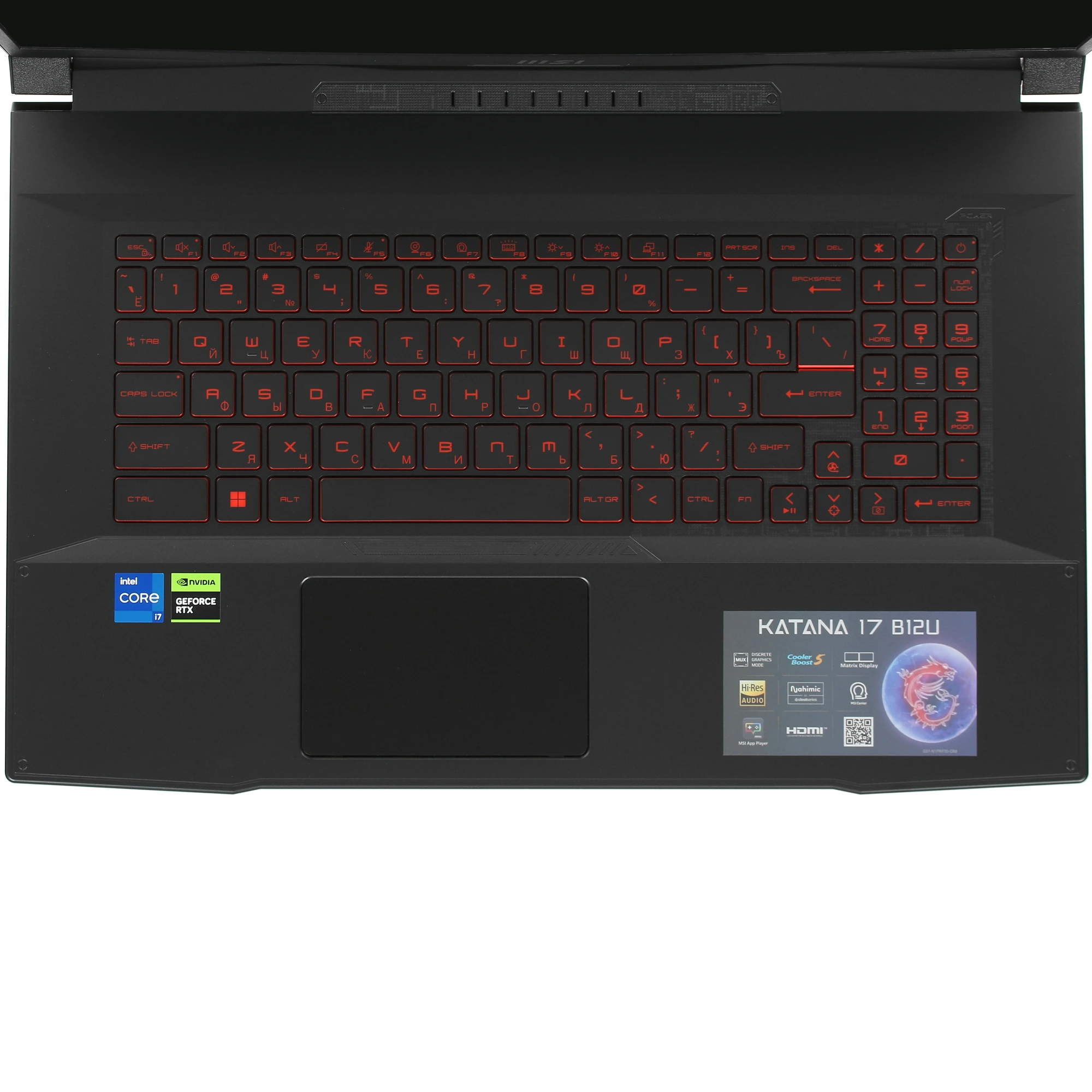 Ноутбук MSI Katana 17 B12UCR (i5 12450H, 8 Gb DDR4, SSD 512 Gb, 3050 4 Gb)