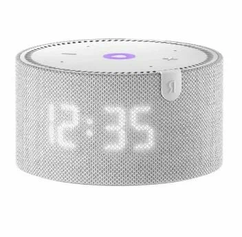 Яндекс Станция Мини, с Алисой, с часами, Bluetooth, Wi-Fi, серая