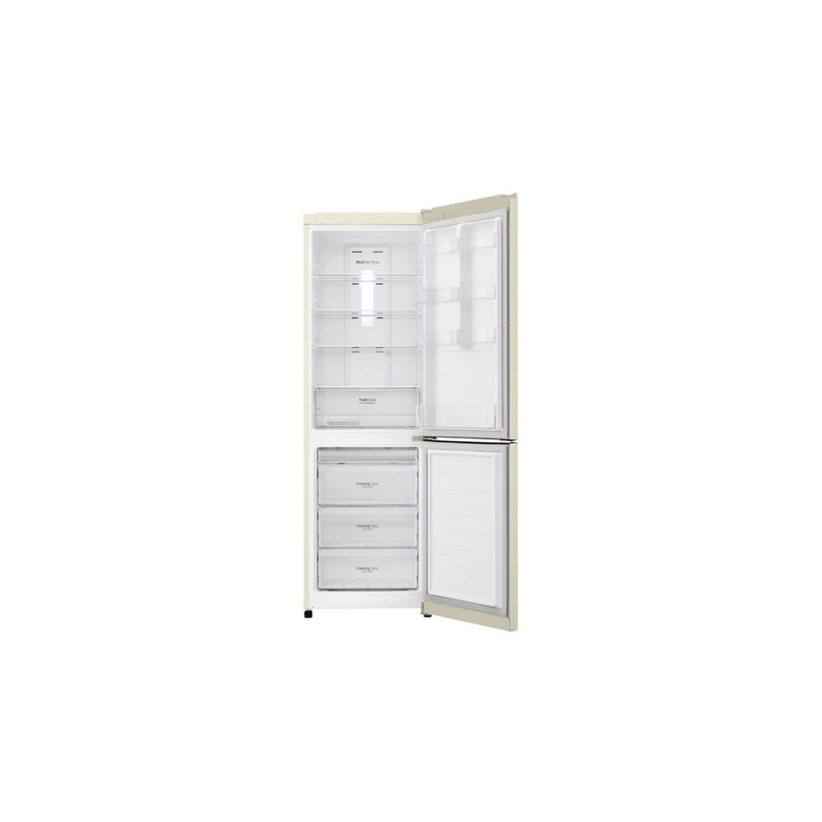 Холодильник LG GA-B419SEUL бежевый двухкамерный 190.7x59.5x65.5см Общий объем холодильной камеры 230 л Общий объем холодильника 354 л Общий объем
