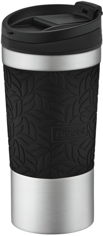 Термокружка Rondell Coupage RDS-1818 для напитков 0.4л. черный карт. коробка