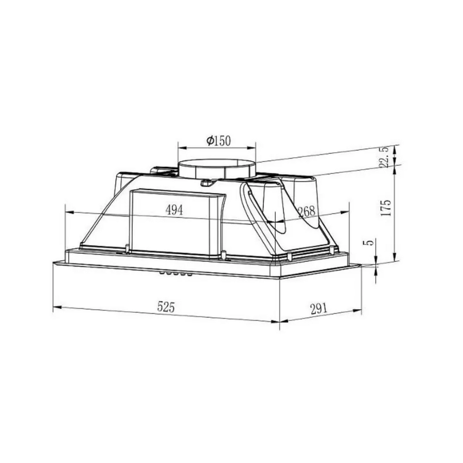 Вытяжка Evelux Margit 60 B