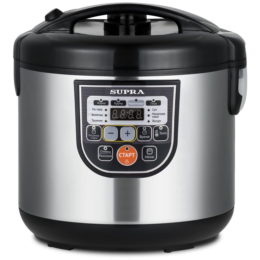 Мультиварка Supra MCS-5114 серебристый/черный