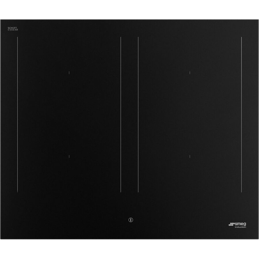 Варочная поверхность SMEG SIM3644N Classica, индукция, 60см, прямой край, 4 зоны нагрева, 9 уровней мощности, слайдерное управление, Booster