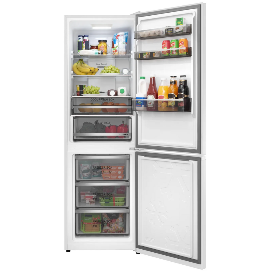 Холодильник отдельностоящий с инвертором MEFERI MFR185WH Total No Frost Combi Ultra