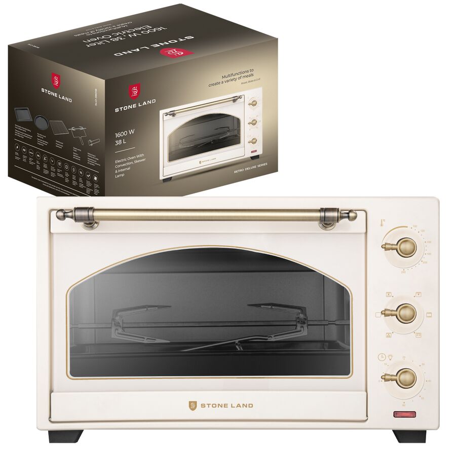 Печь электрическая Stone Land SLO-3801C (38 л, 1600 Вт, )