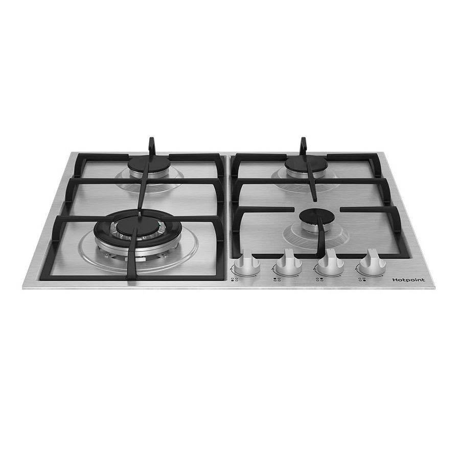 Варочная поверхность HOTPOINT HGMT 642 W IX серебристый независимая