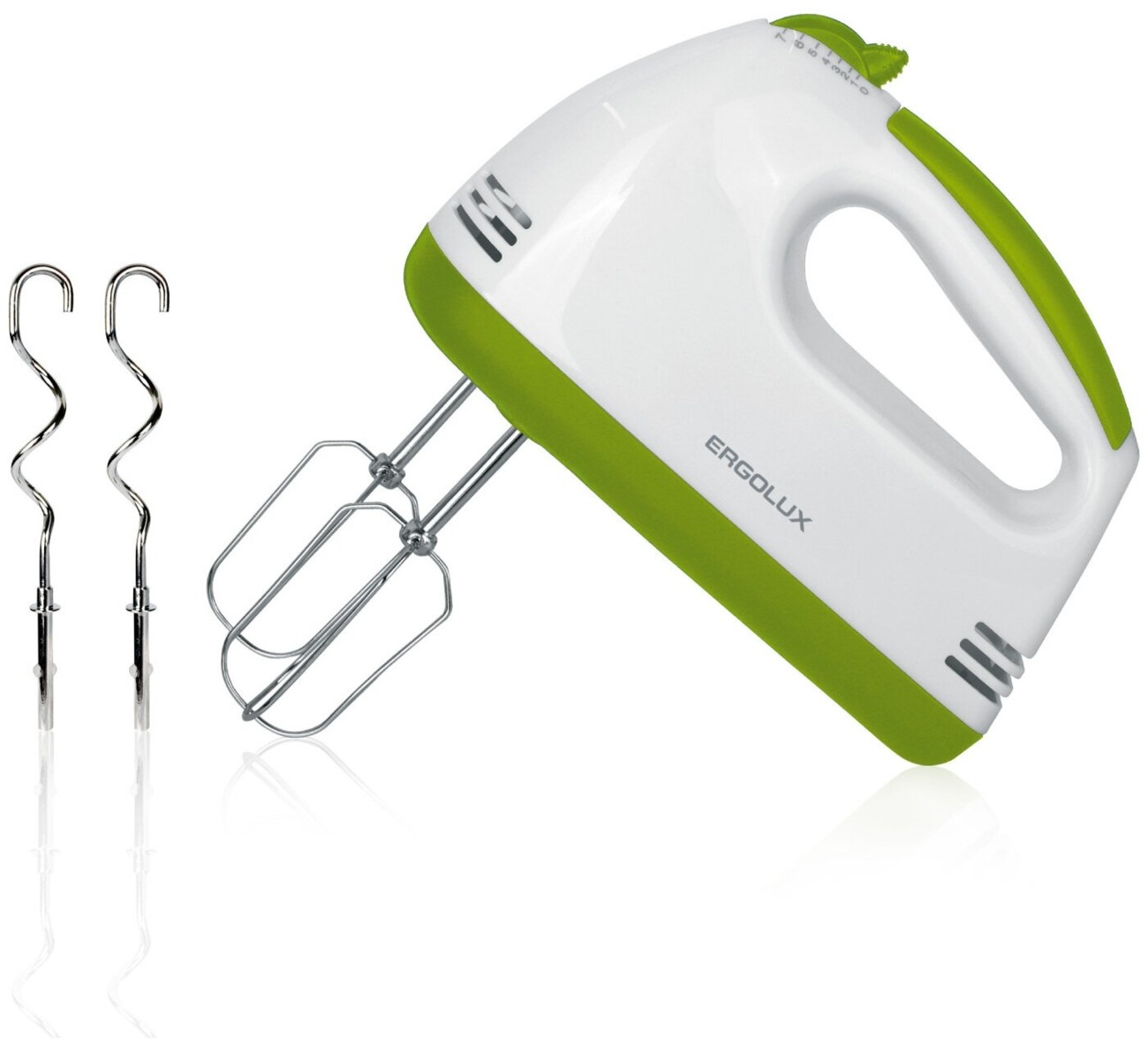 Миксер ERGOLUX ELX-EM03-C34 ручной бело-салатовый