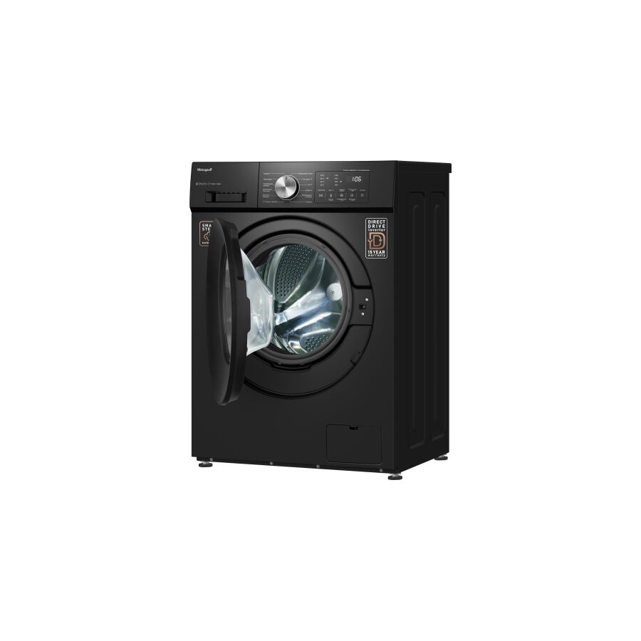Стиральная машина Weissgauff WM 45127 Direct Drive Inverter Steam Black