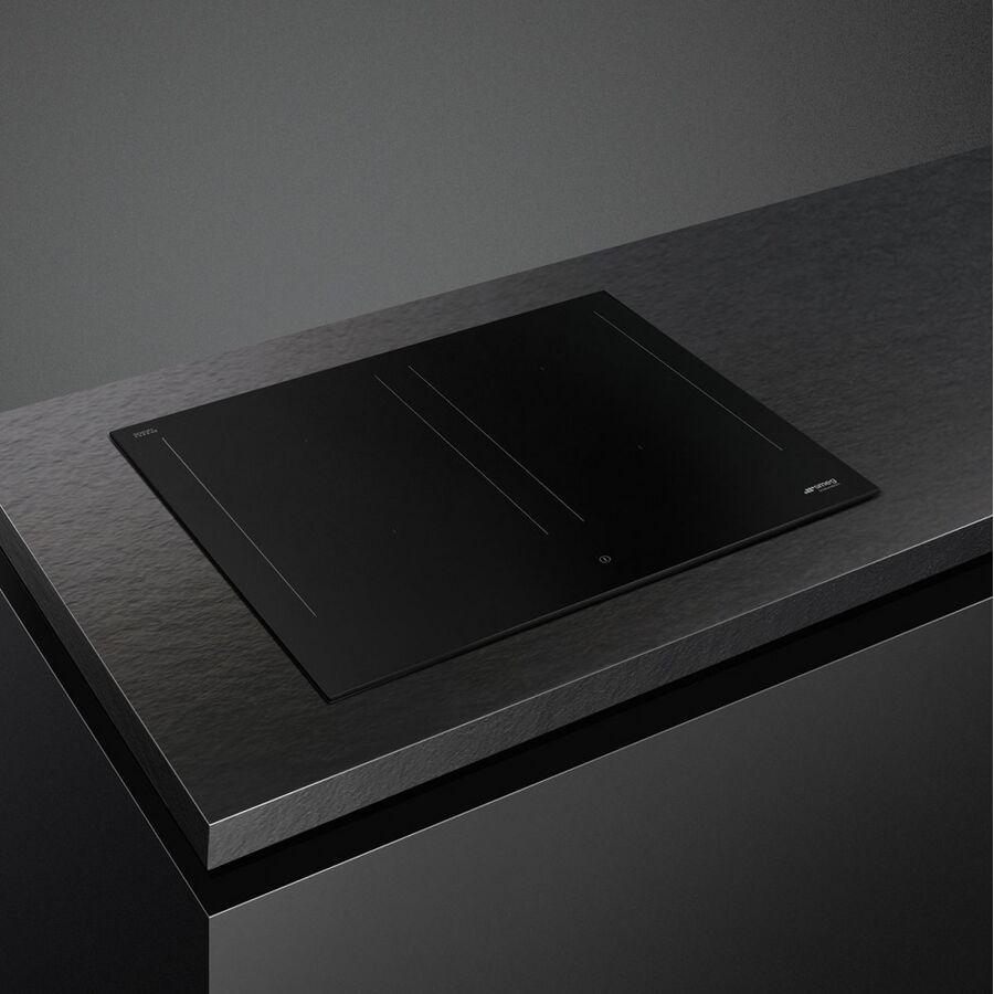 Варочная поверхность SMEG SIM3644N Classica, индукция, 60см, прямой край, 4 зоны нагрева, 9 уровней мощности, слайдерное управление, Booster