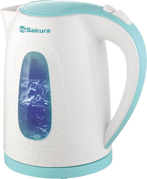 Чайник Sakura SA-2345WBL (2.0) бел/мор волна