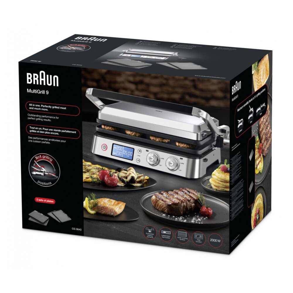Электрогриль Braun MultiGrill 9 CG9043