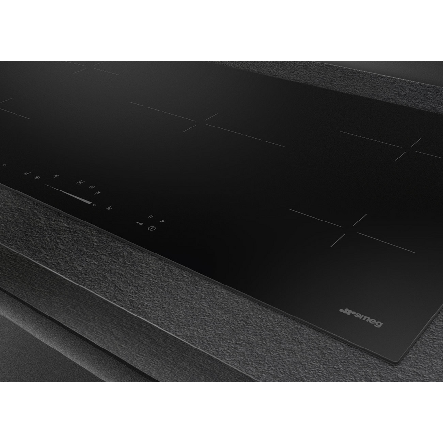 Варочная панель SMEG SE495ETD 90см, ультранизкий профиль, Compact Slider, 5 зон, черный