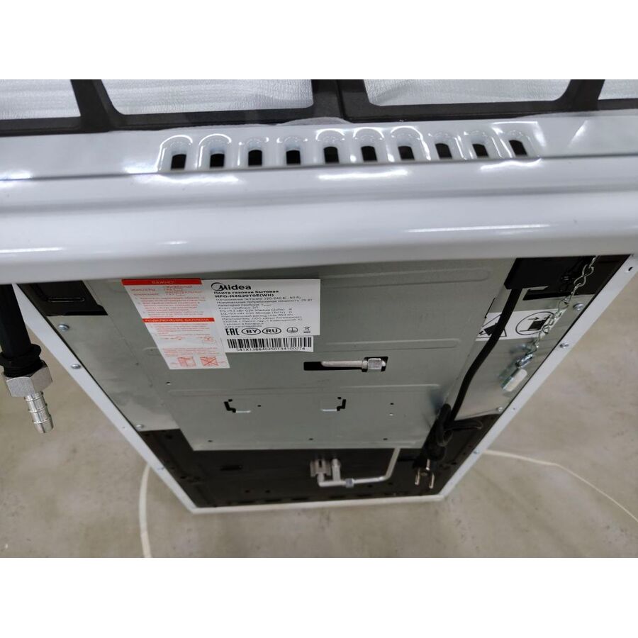 УЦ Кухонная плита Midea MFO-M4G20T0EWH (плохая упаковка, сколы эмали на корпусе, малые вмятины)