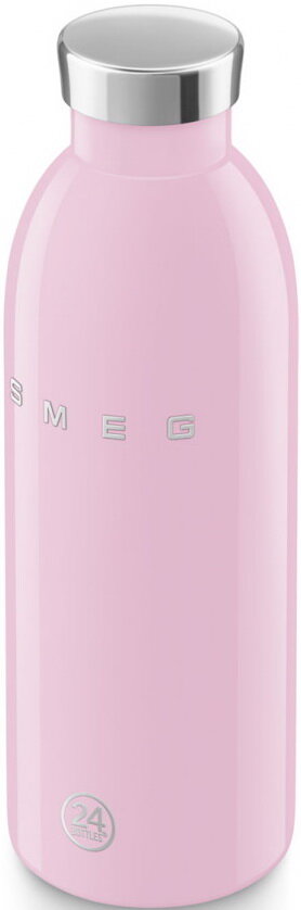 Термобутылка SMEG WBF01PK стиль 50-х гг, объем 500мл, поддержание тепла до 12 часов черный