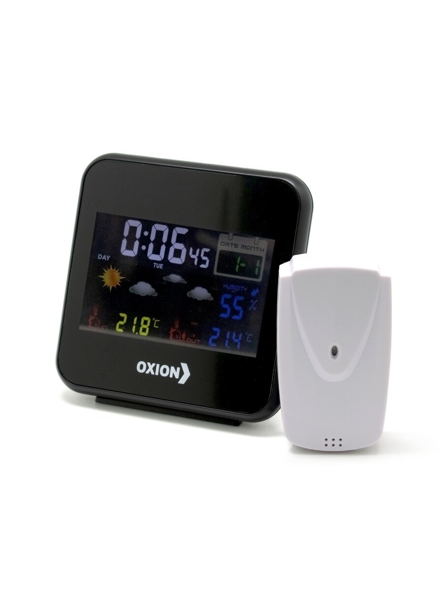 Метеостанция OXION OTM622, Черный