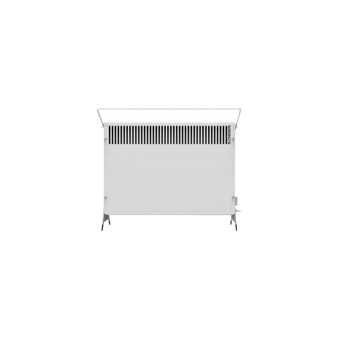 Конвектор SONNEN Mini-1500.2, 1500Вт, вешалка, Х-образный нагревательный элемент, белый, сделано в России, 457631
