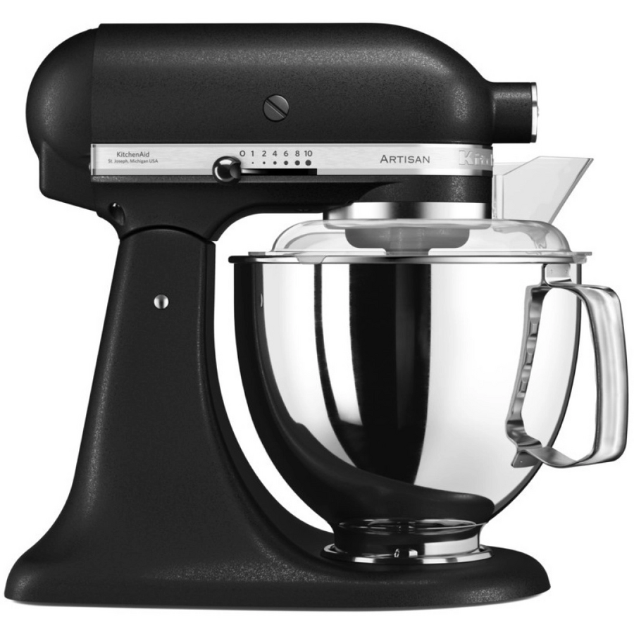 Планетарный миксер KitchenAid Artisan 5KSM175PSEBK (124718) черный чугун 4.8 л