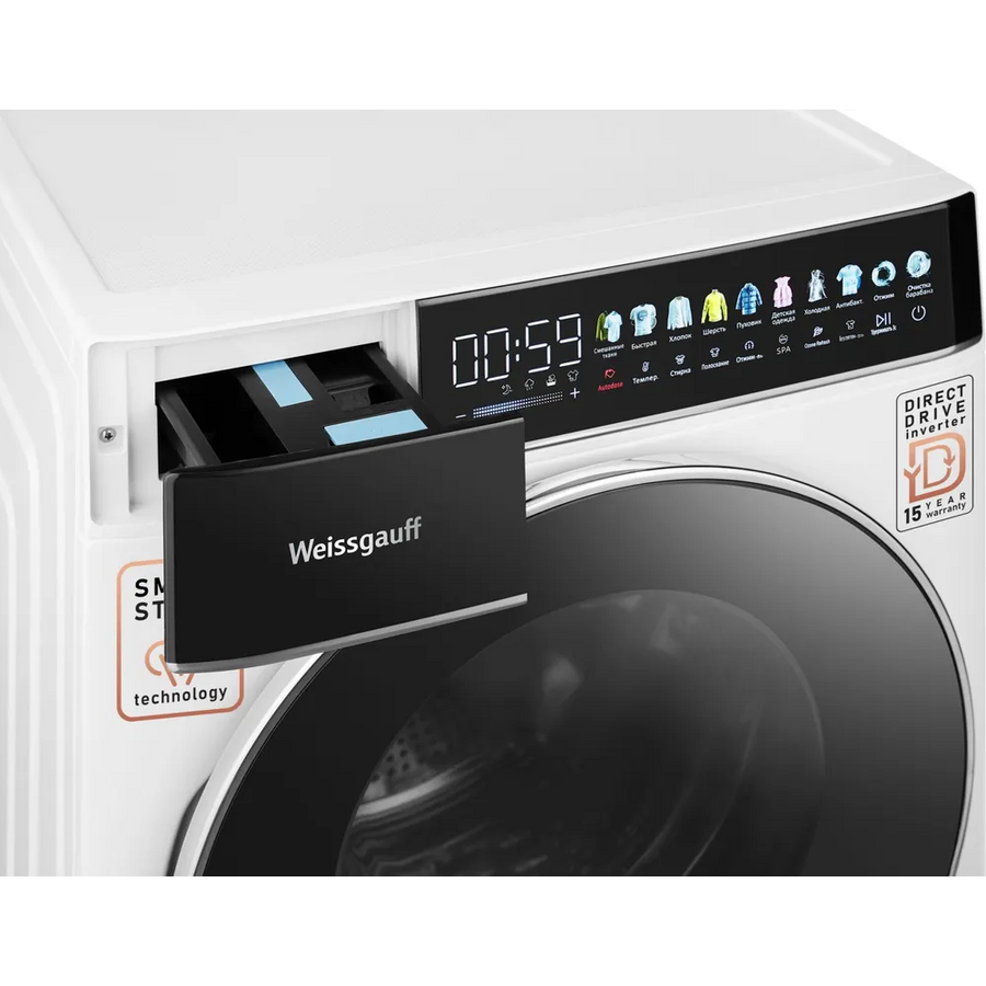 Стиральная машина Weissgauff WMD 58411 Direct Drive Inverter Premium Steam