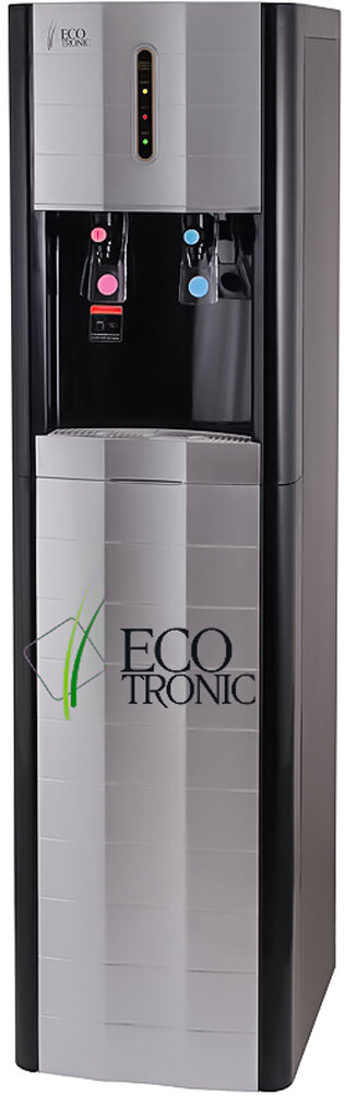 Пурифайер для воды ECOTRONIC V42-U4L, напольный, нагрев/охлаждение компрессорное, 2 крана, черный