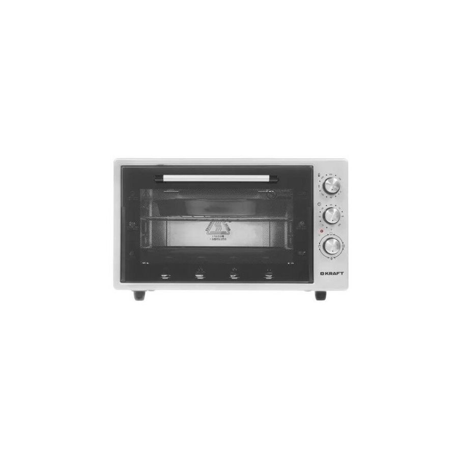 Мини-печь KRAFT KF-MO 4500W 45 л, белый