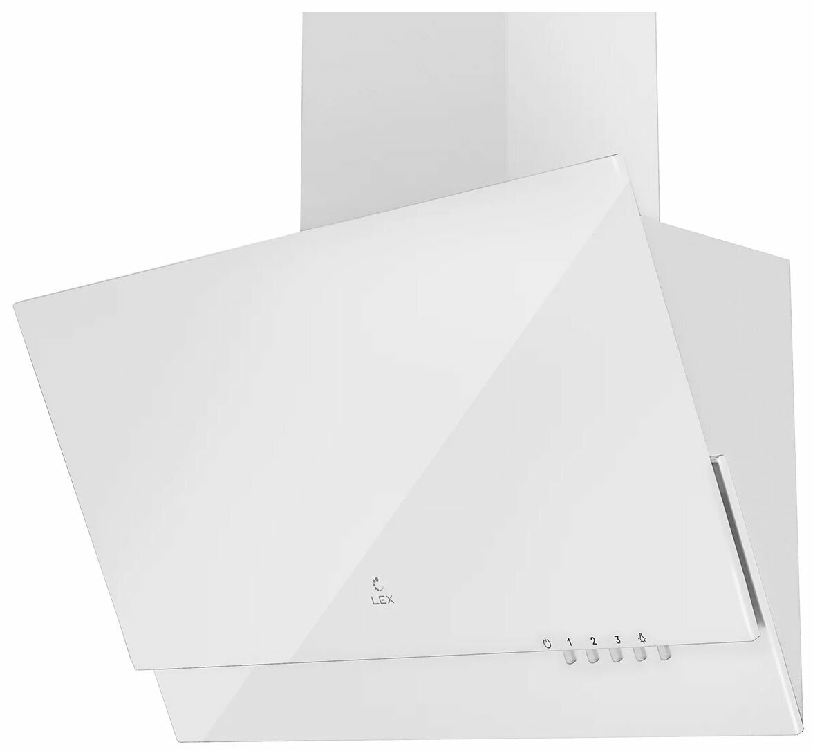 Вытяжка LEX Mera 600 White наклонная