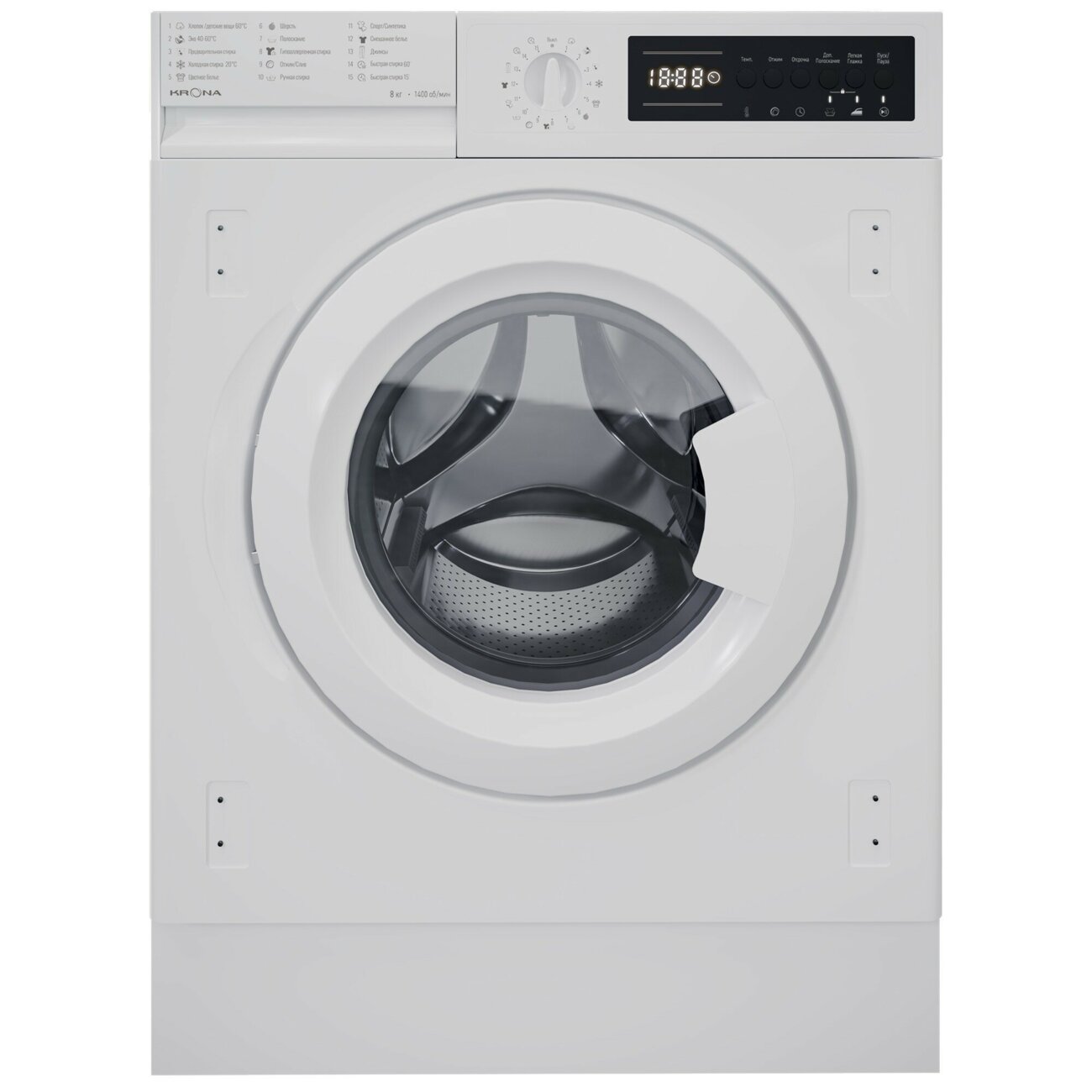 Стиральная машина KRONA Kalisa KRWM108 White