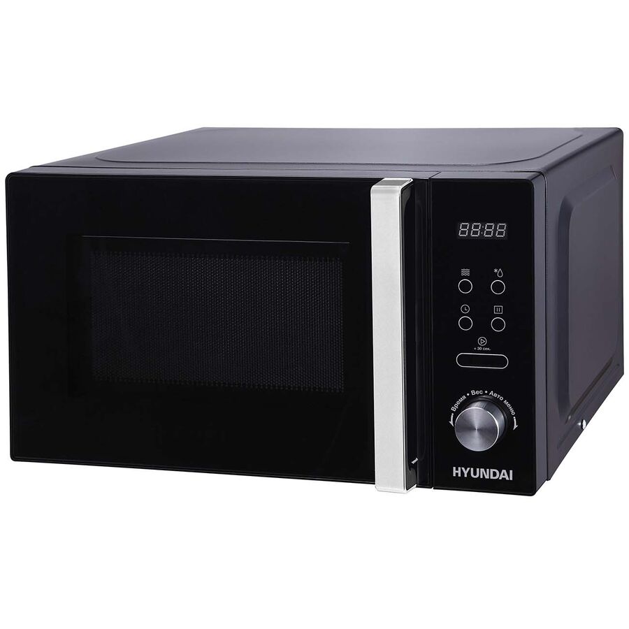 Микроволновая печь Hyundai HYM-D3001 черный/хром, 20л, 700Вт