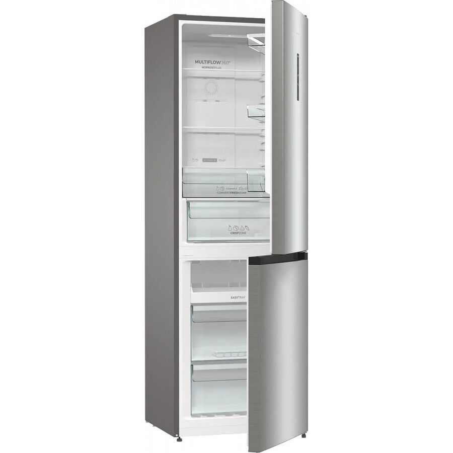Холодильник Gorenje NRKP61EA2XL4 серебристый металлик