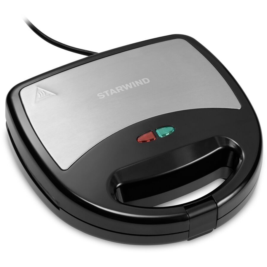 Сэндвичница Starwind SSW2346 черный/серебристый