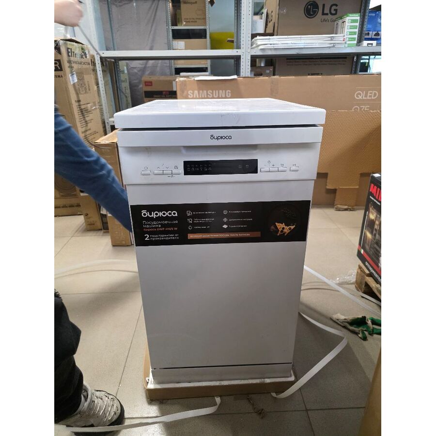 УЦ Посудомоечная машина БИРЮСА DWF-410/5 W (плохая упаковка, бу, нет документации, замена насоса в сборе)