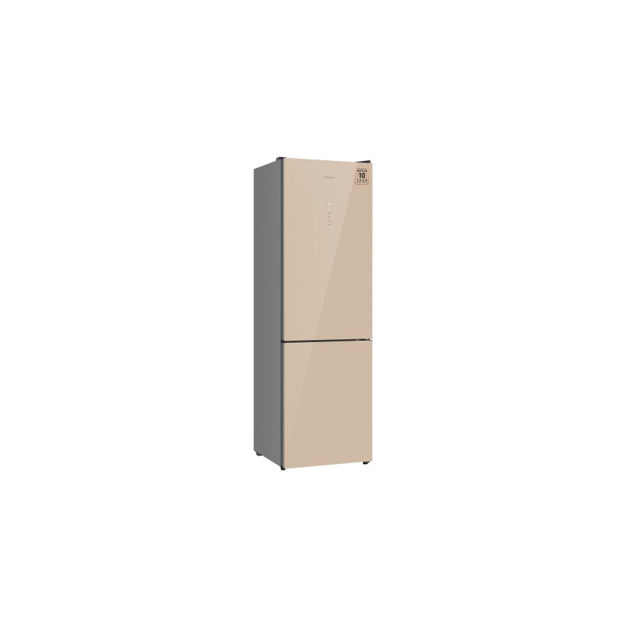 Холодильник Weissgauff WRK 2000 Total NoFrost Inverter Beige Glass