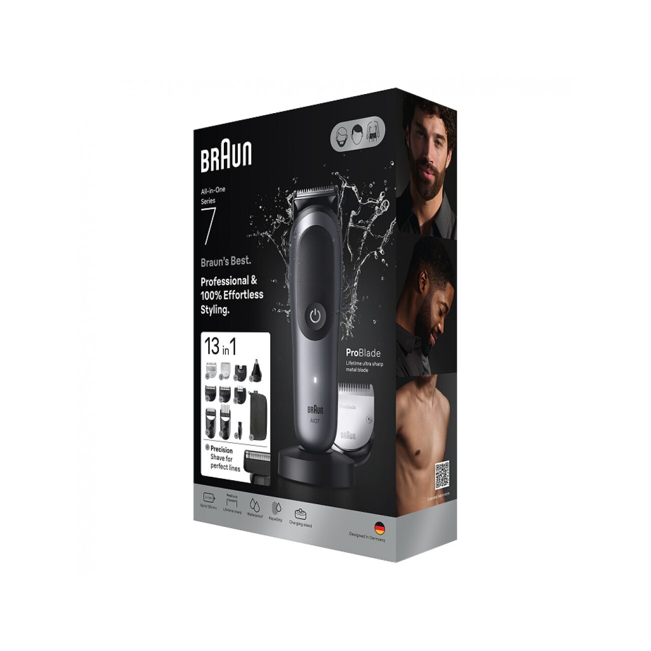 Триммер Braun AIO7560 серый