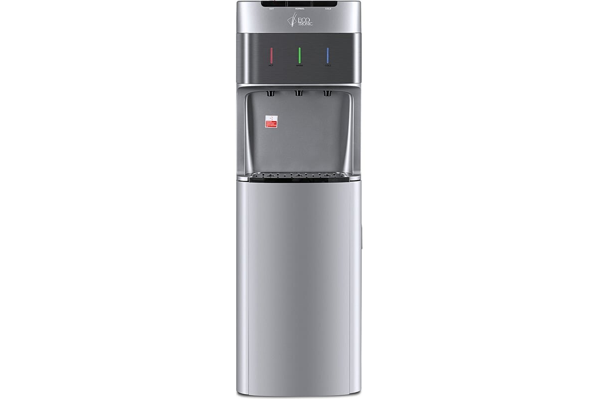 Пурифайер для воды ECOTRONIC M30-U4LE напольный, нагрев/охлаждение электронное, 3 крана, серый