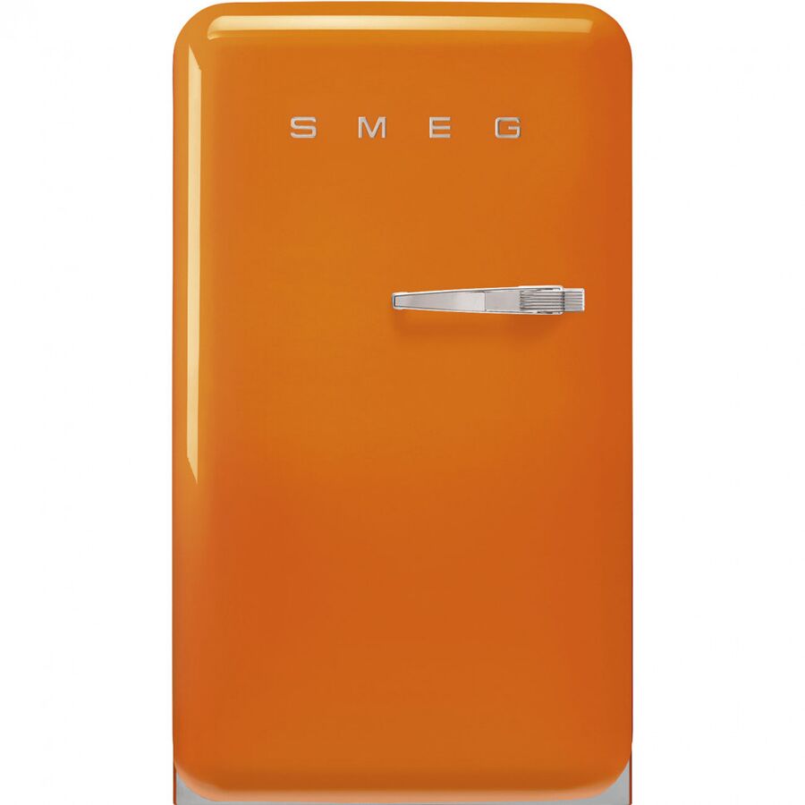 Холодильник SMEG FAB10LOR6 отдельностоящий, стиль 50-х, однокамерный, внутренняя морозильная камера, объем 122л, стандартный компрессор