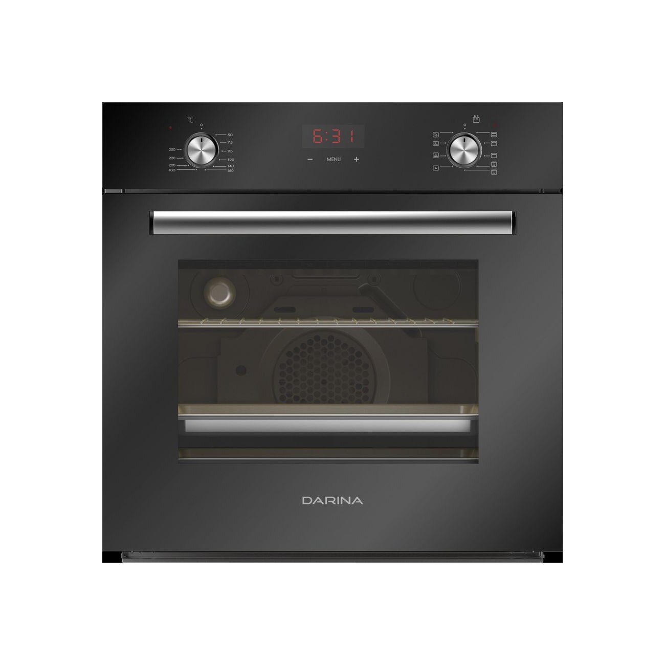 Духовой шкаф Электрический Darina 2V5 BDE 112 708 B черный