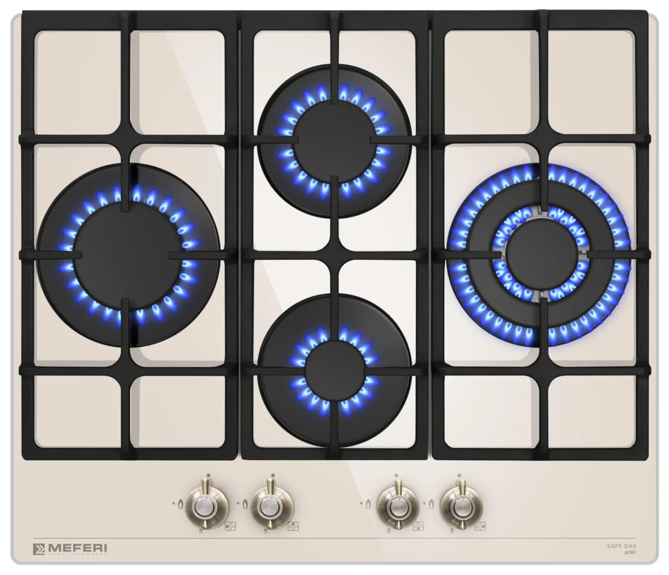 Варочная поверхность MEFERI MGH604BG Glass Retro