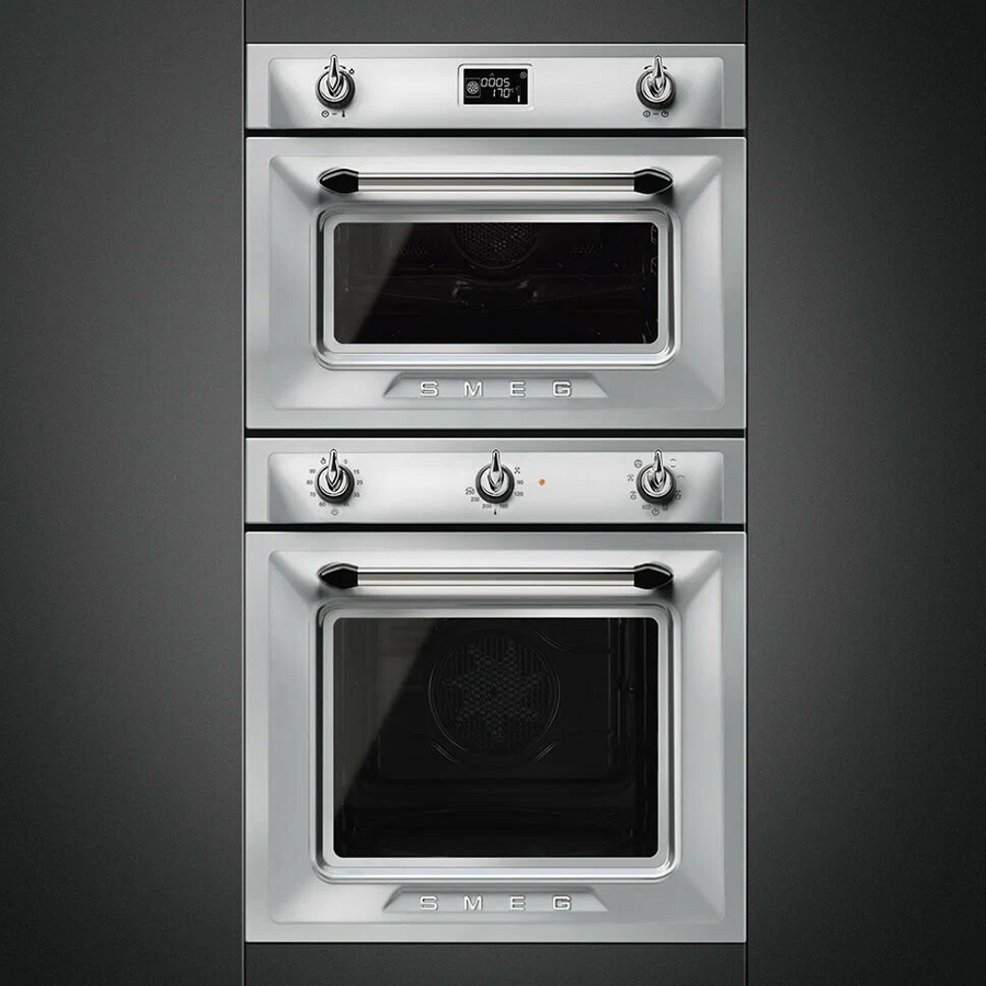Духовой шкаф SMEG SF6905X1 Victoria многофункциональный, 60см, 6 функций, обработка против отпечатков пальцев, нерж