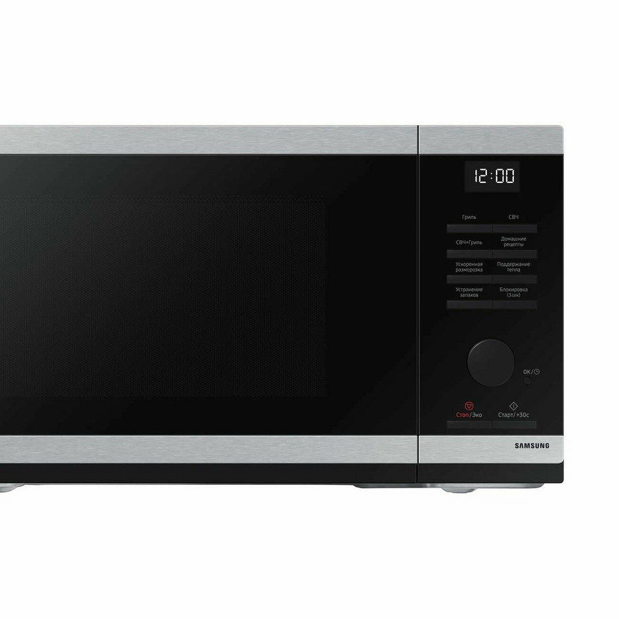 Микроволновая печь Samsung MG23DG4524ATBW нерж/черный