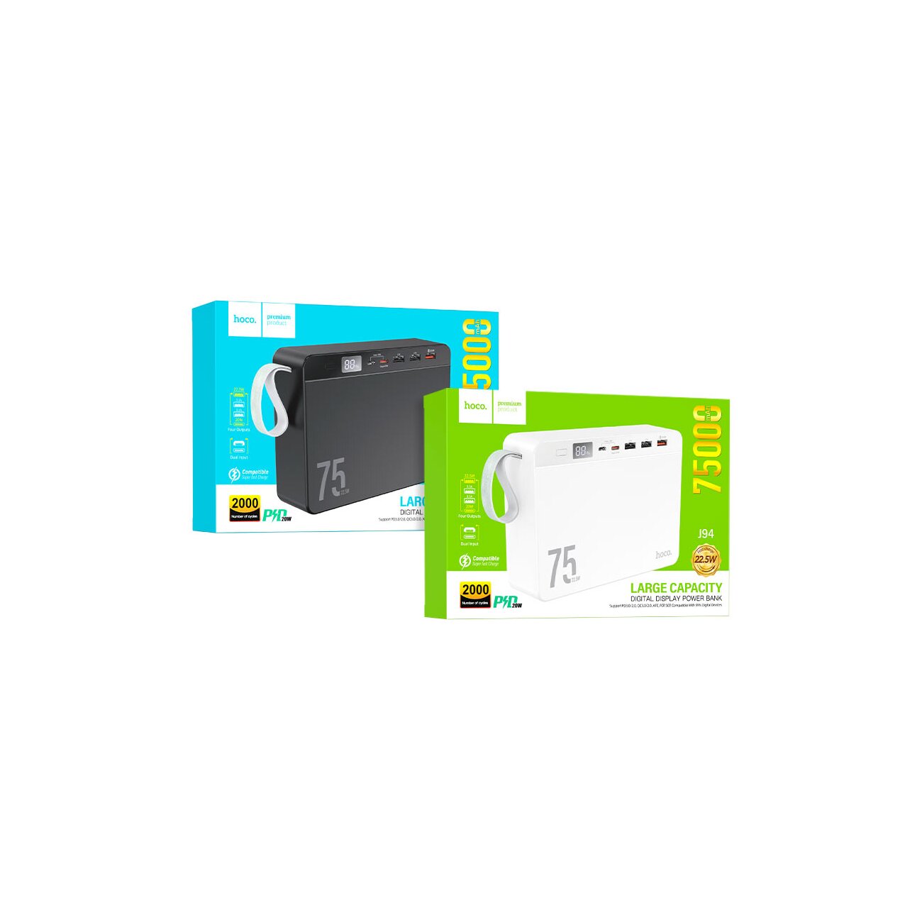 Внешний аккумулятор Hoco J94 75000 mAh