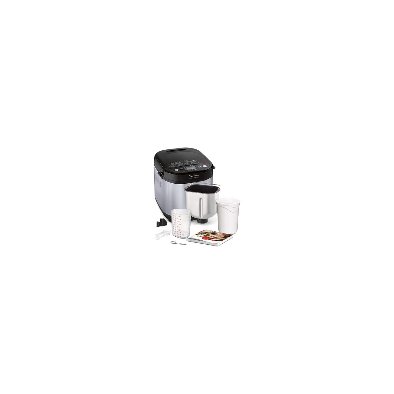 Хлебопечь Moulinex OW240E30 серебристый/черный
