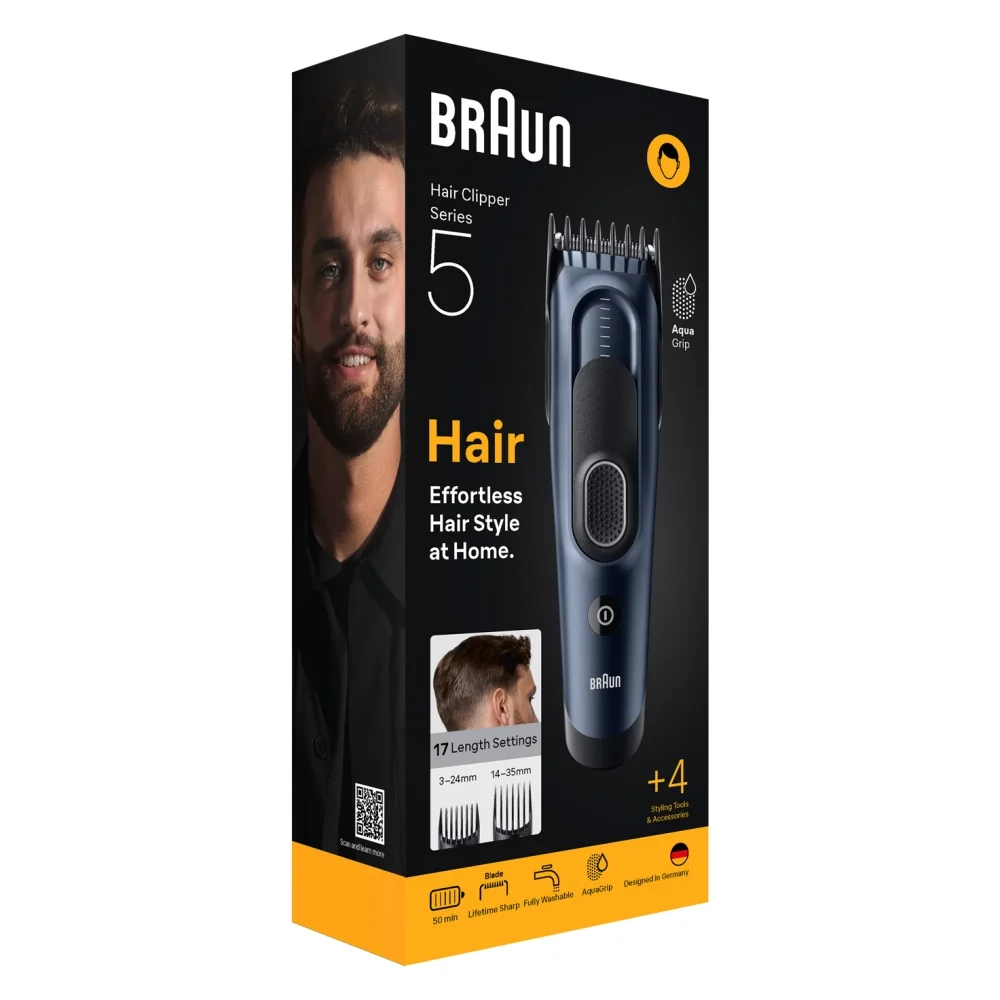 Машинка для стрижки Braun HC5550 черный