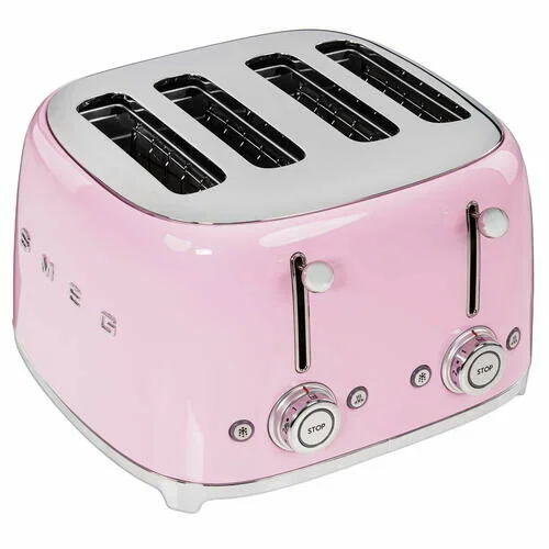 Тостер Smeg TSF03PKEU розовый