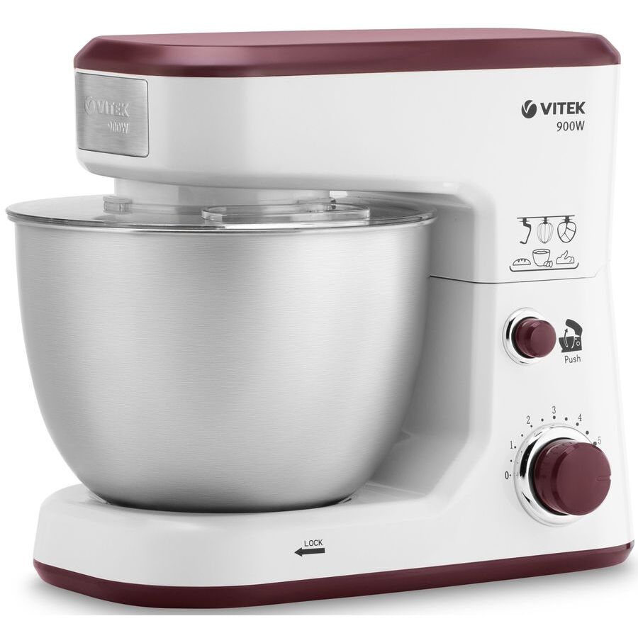 Миксер Vitek VT-1432 (BD) бордовый/белый