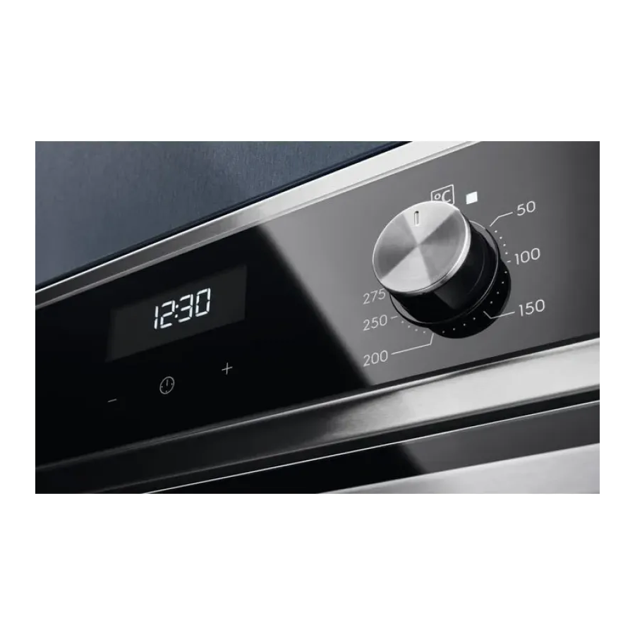 Духовой шкаф ELECTROLUX EOF5F70X конвекцией, объем 72л, 8 режимов, очистка каталитическая задняя стенка