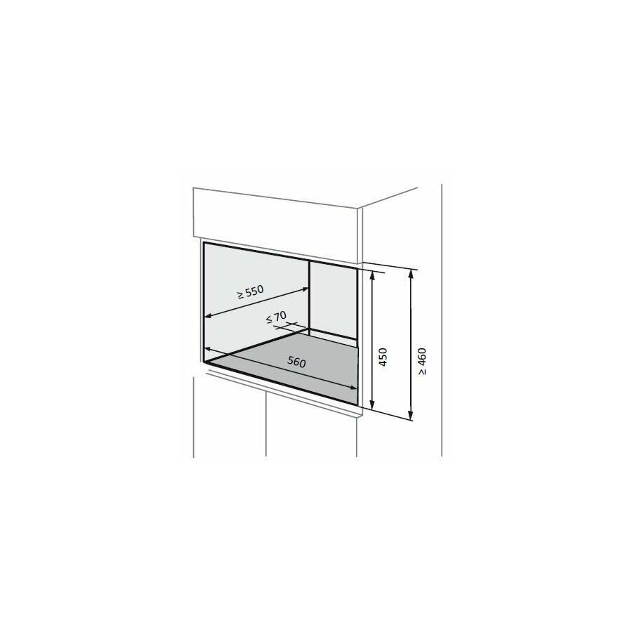 Встраиваемая микроволновая печь Brandt BKC7153LX