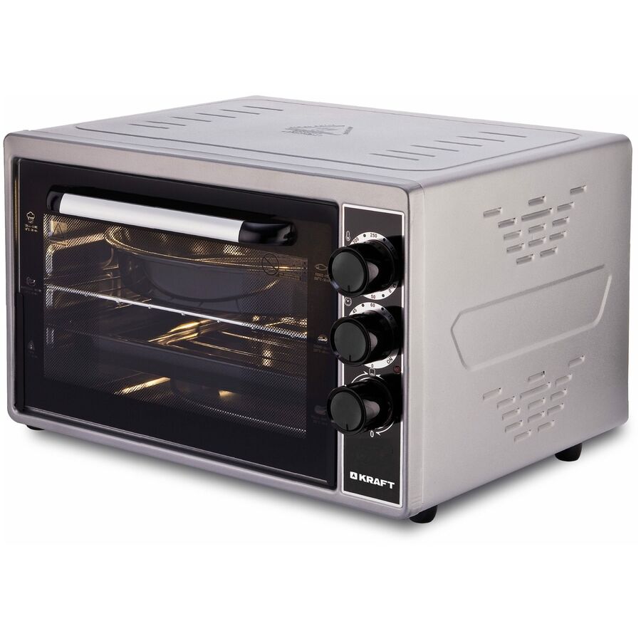 Мини-печь KRAFT KF-MO 4500W 45 л, белый