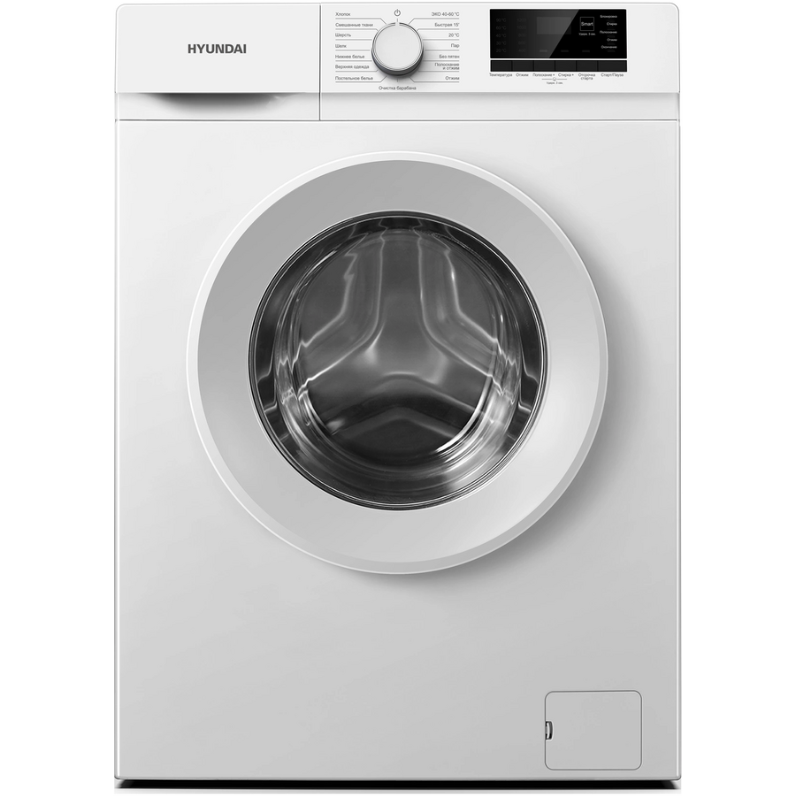 Стиральная машина Hyundai WME7209 белый инвертер