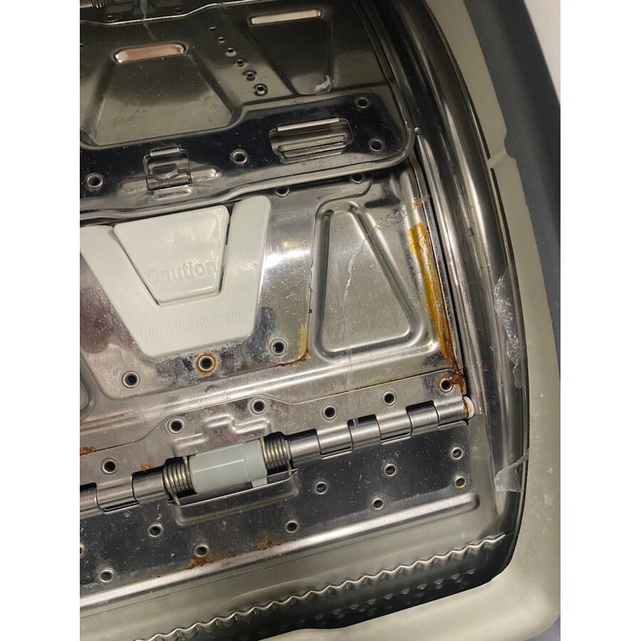 УЦ Стиральная машина MIDEA MFE12W75B/W-RU (плохая упаковка, бу, нет документации, замена шкифа)