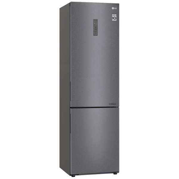 Холодильник LG GA-B509CLWL серый двухкамерный 203x59.5x68.2см Общий объем холодильной камеры 277 л Общий объем морозильной камеры 107 л